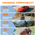Portable Bicycle Air Pump Mini Electric Inflator for Cycling MTB Road Bike Compact Design