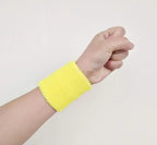 L XL Wristband Sport Sweatband Hand Band Sweat Wrist Support Brace Wrap Guards for Gym Volleyball Basketball Tennis Wrist Band