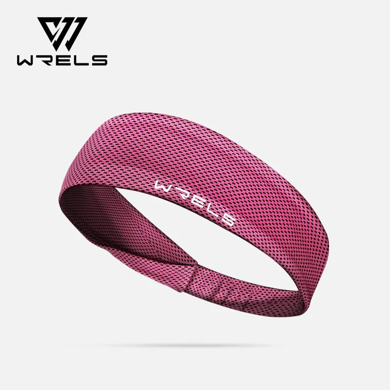 Summer Sport Headband Breathable Fitness Sweatband Non Slip Elastic Tennis Headband Sweat Wicking Lightweight Running Hairband
