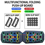 Multi Functional Push Up Board Set, Portable Push Up Bar, Foldable Fitness Equipment for Chest, Abdominal, Arm/back Training