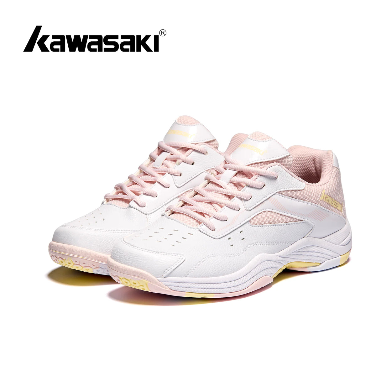 Kawasaki New Badminton Shoes Sneakers Mens Tennis Breathable Anti-Slippery Sport Shoes for Men Women K-065D