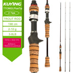 KUYING TETON Spinning Casting Rod For Fishing Lure Rods BFS Pole Carbon 0.8-8g 1-8lb FUJI Parts Baitcaster