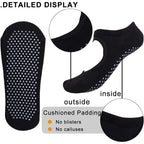 Backless Non-slip Fitness Yoga Socks Cotton Women Sport Pilates Socks Ballet Dance Slippers Barefoot Sock Workout for Gym