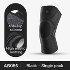 1 Pcs Compression Knee Support Sleeve Elastic Breathable Knee Pads Brace Springs Gym Sports Protector Basketball Volleyball Run