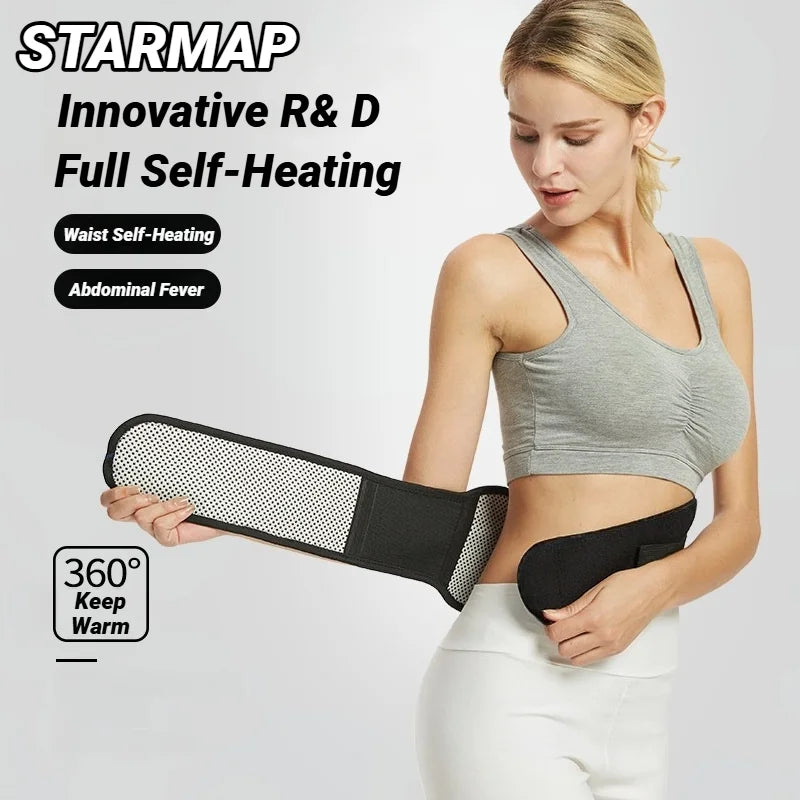 Adjustable Magnets Self-Heating Magnetic Therapy Back And Waist Support Belt Massage Sports Protector Lumbar Brace Band