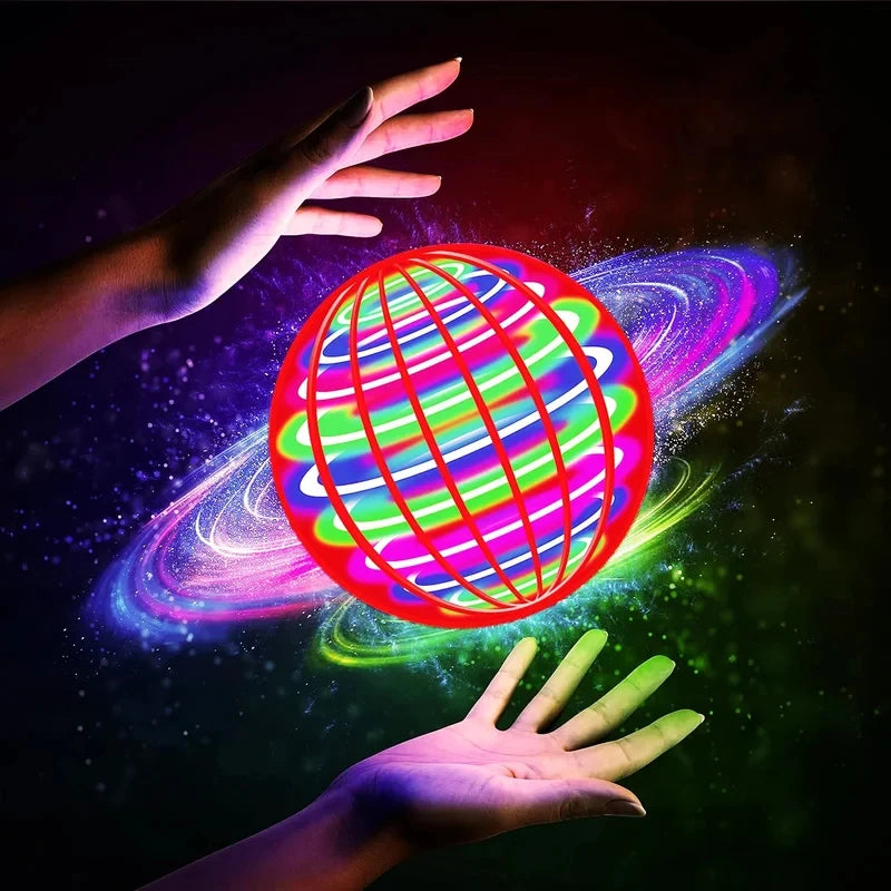 LED Flying UFO Ball, Automatic Spinning Floating Magic Ball, Interactive Sports Toy Gift for Kids