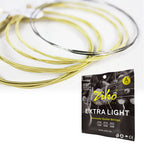 ZIKO 1Set DAG-010 Folk Guitar Strings – Brass,010-048, Extra Light Feel, Balanced Sound, Anti-Corrosion Pack, 880mm Length, 6pcs