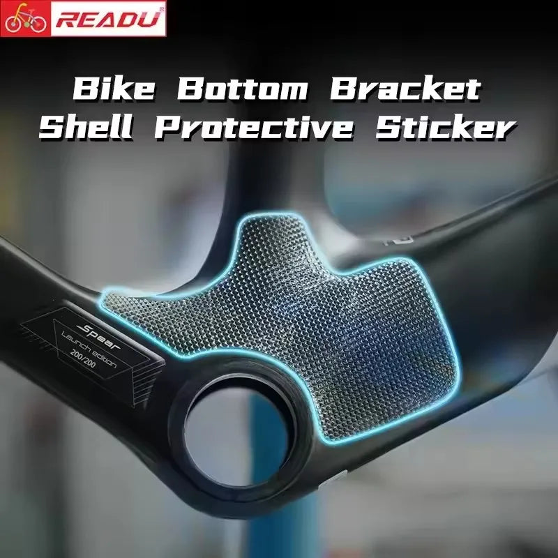 Bike Bottom Bracket Shell Protective Sticker Bicycle Paster Scratch-Resistant Protector Bike Stickers Guards Bike Decals