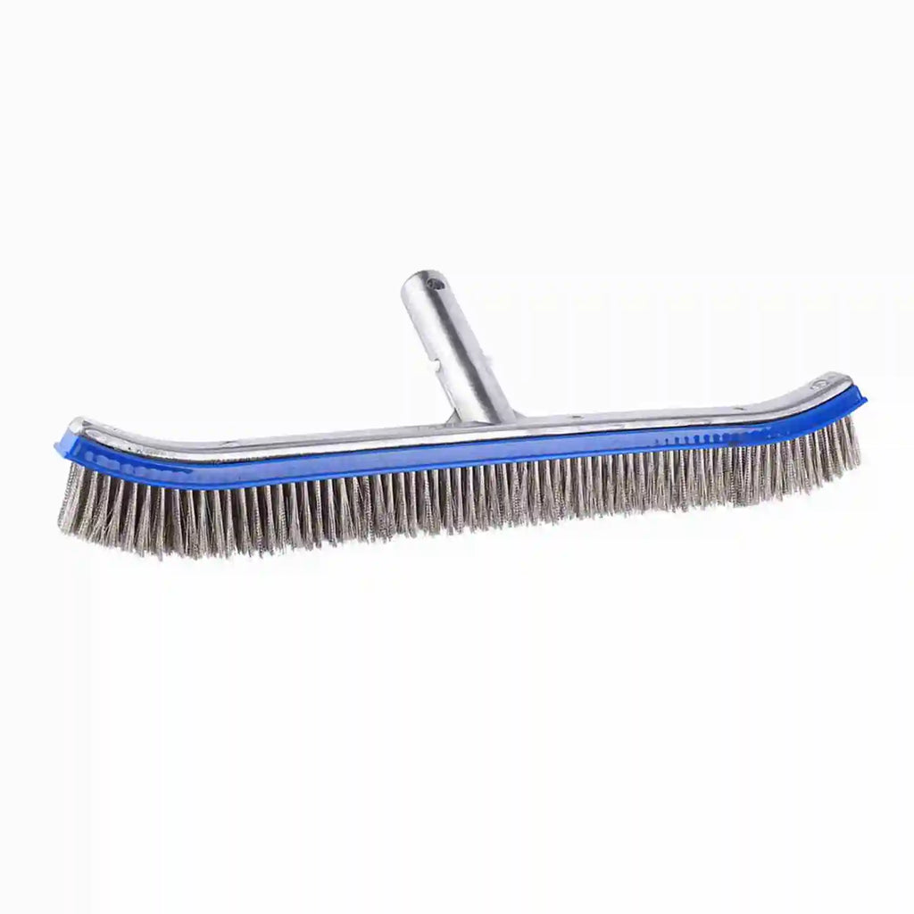18inch Swimming Pool Steel Brush Bottom Walls Cleaning Supplies for Pond Spa Hot Spring