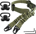 2 Points Extra Long Rifle Sling Two Point Traditional Gun Slings Standard Strap With Metal Hook QD Sling for Outdoor Sports