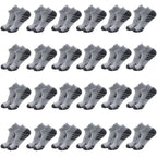 12/24Pairs Ankle Athletic Running Socks Cushioned Breathable Low Cut Sports Tab Socks For Men And Women