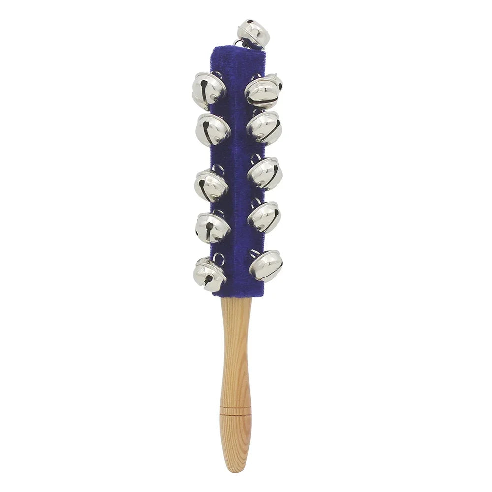 Wooden 21 Bell Rod Orff Instruments Toys Early Education Stick Shaker Musical Toy for Children Kids Gifts Percussion Instruments