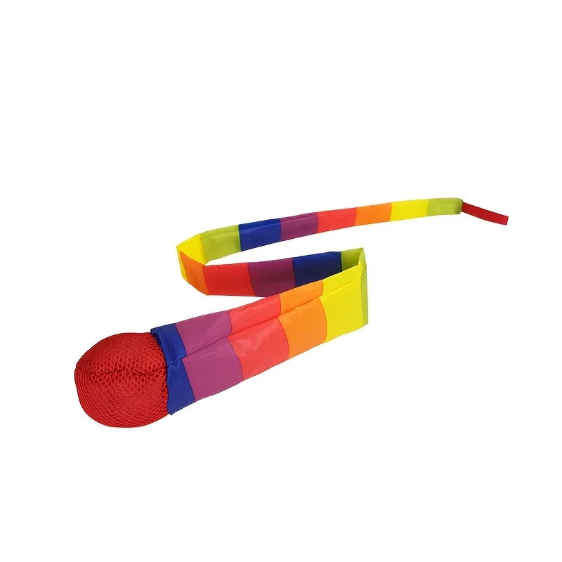 Rainbow Comet Ball Soft Tail 65cm Indoor Outdoor Sport Ball Throwing Receiving Ball Park Sports Relax Coordination Training Ball
