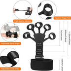 Finger Gripper Finger Exerciser Guitar Finger Exerciser 6 Resistant Levels Recovery Physical Tools Hand Strengthener For Patient