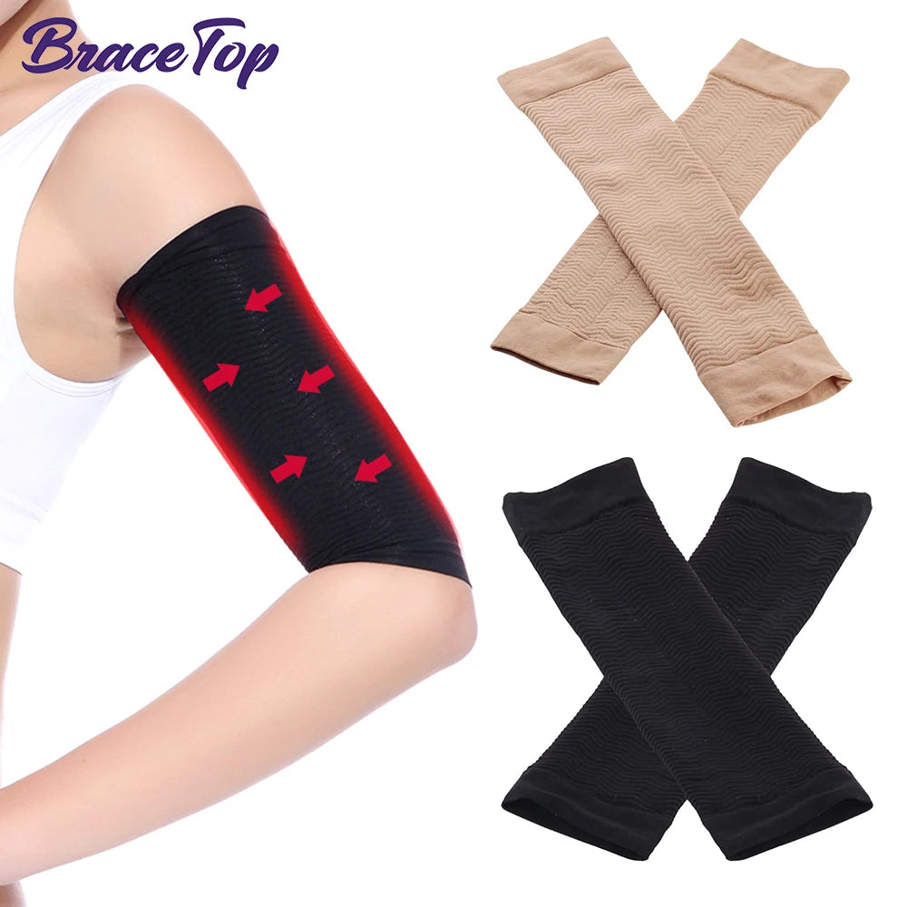 Upper Arm Compression Sleeves, Women Arm Shapers, Compression Arm Wraps for Flabby Arms,Arm Compression Sleeve for Workout Sport