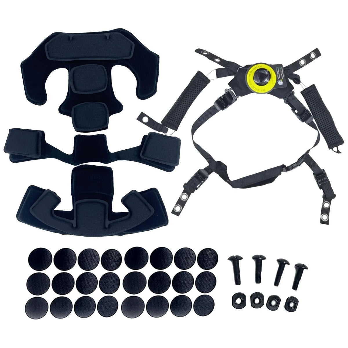 Team Wendy EXFIL Helmet Suspension System & Chin Strap - Compatible with FAST/MICH/ACH Tactical Helmets(No helmat)