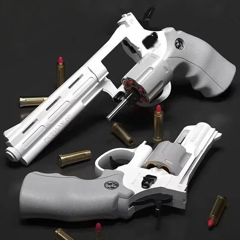 A1 N6 ZP5 357 Revolver Launcher Pistol EVA Soft Dart Bullet Toy Gun Airsoft CS Outdoor Shooting Game Paintball Kids Adult GiftF