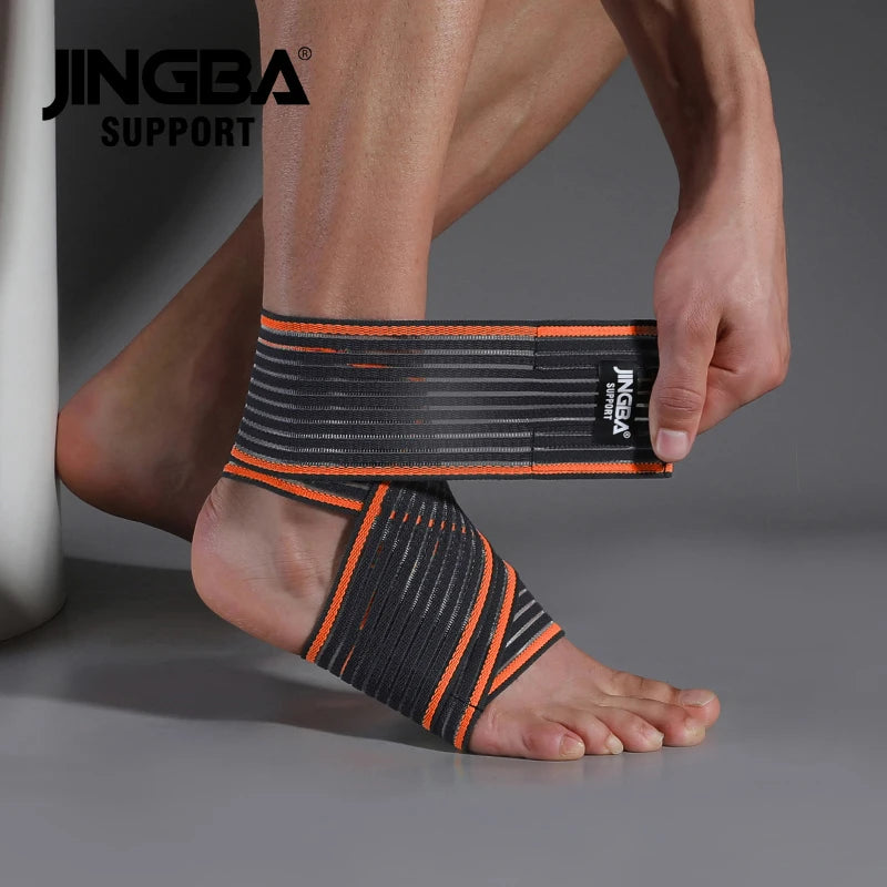 1PCS Professional Sports Strain Wraps Bandages Elastic Ankle Support Pad Protection Ankle Bandage Guard Gym Protection