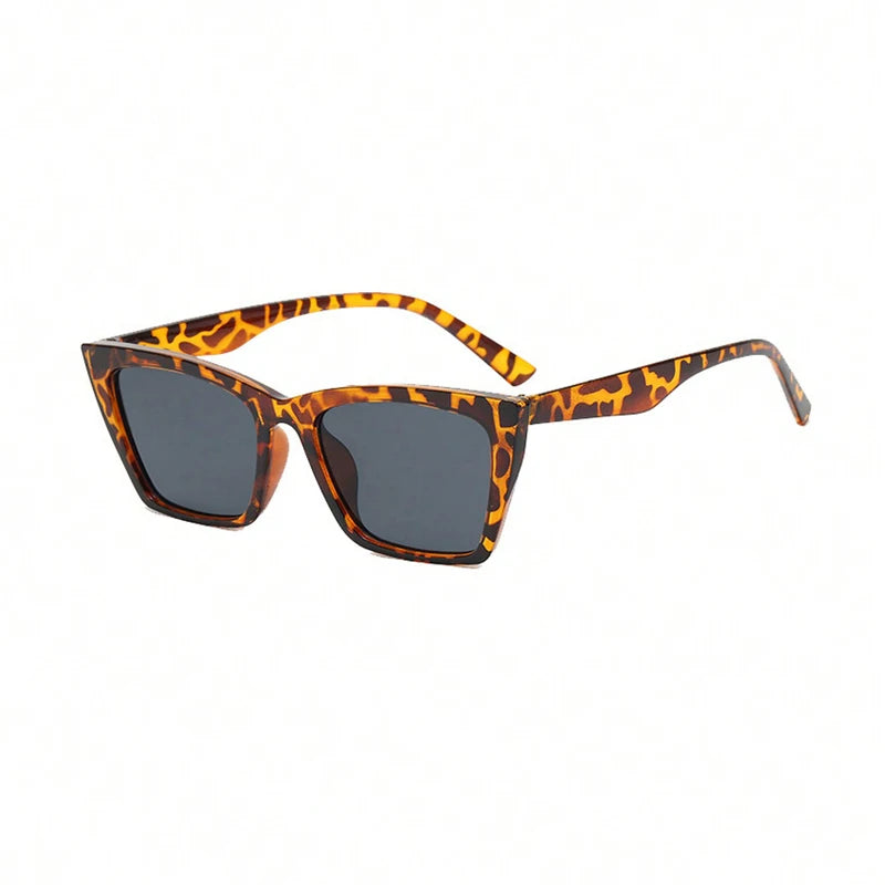 Vintage Small Frame Cat Eye Sunglasses Women Square Sun Glasses Female Brand Designer Retro Cateye Shades Fashion Oculos UV400