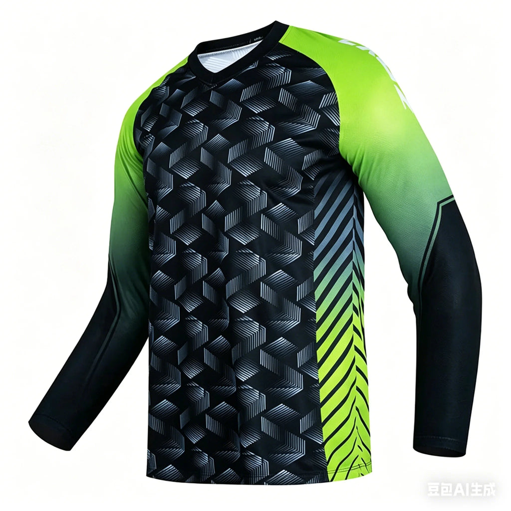 Men Breathable off Road Mountain Motocross Enduro Mtb Bike Jersey Cycling Top Riding Quick Dry Athletic Wear Cycling Top