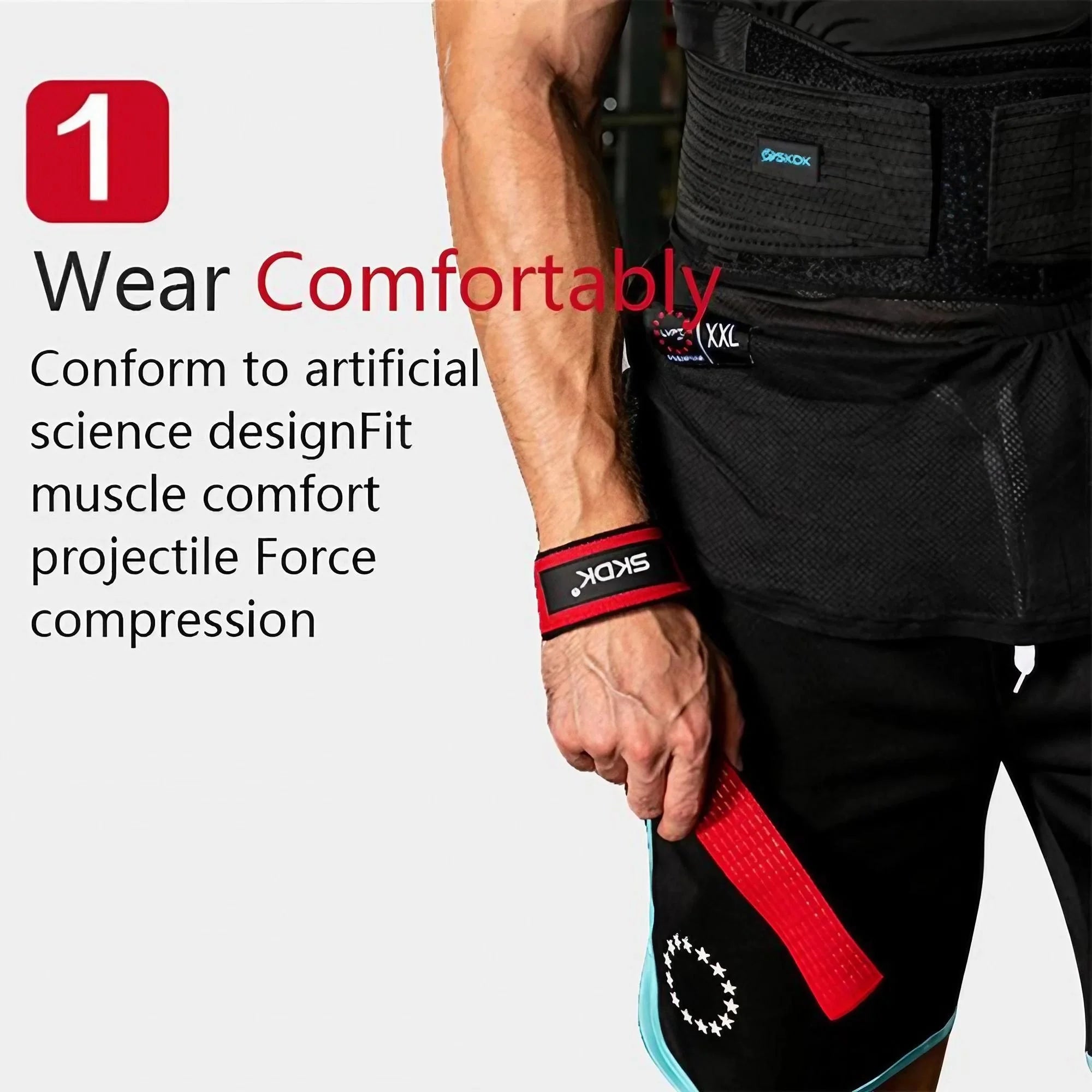 Heavy Duty Cotton Wrist Lifting Straps for Weightlifting Gym Fitness Neoprene Padded Anti Slip Pull Grips Wrist Wraps Support for Powerlifting Bodybuilding Strength Training Workouts for Men and Women 255 Characters