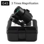G33 G43 G45 Sight Fixed 3X 5X Magnifier Scope With Switch to Side Quick Detachable QD Mount For Hunting