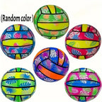 4/2/1pcs Inflatable Beach Volleyballs 4pcs - Tropical Leaf Print PVC Pool Toys, Summer Outdoor Sports Gear for Adults & Kids
