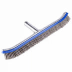 18inch Swimming Pool Steel Brush Bottom Walls Cleaning Supplies for Pond Spa Hot Spring