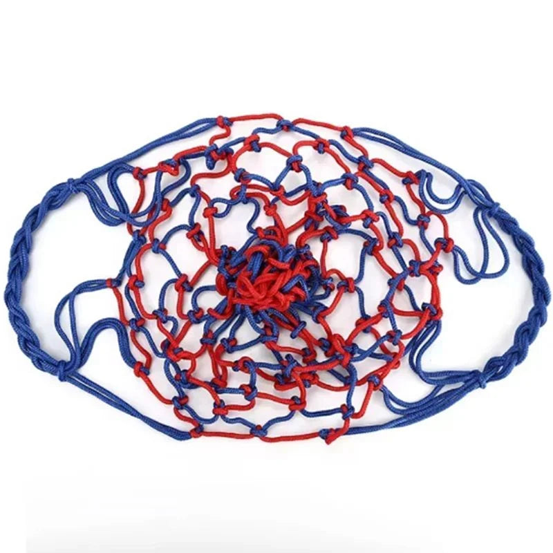 Thick Braided Nylon Sports Ball Carry Net Bag Lightweight Handheld Storage Sack For Football Basketball Volleyball Outdoor Gym