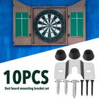Dart Board Wall Bracket Mounting Stand Kit Wall Mounted Hanging Dartboard Set With Screw Hook Accessories For Cabinet Wall