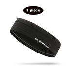 WorthWhile Sweatband Sports Gym Athletic Headband Anti-Slip Women Men Breathable Basketball Fitness Yoga Volleyball Hair Band