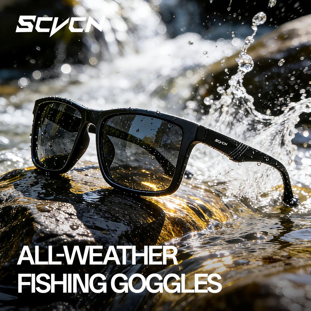 SCVCN New Outdoor Polarized Sunglasses Bike Cycling Glasses UV400 Sports Running Fishing Protection Eyewear Road Bicycle Goggles