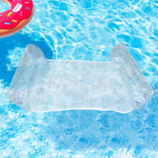 PVC Water Hammock Recliner Inflatable Floating Swimming Mattress Sea Swimming Ring Pool Party Toy Lounge Bed for Swimming