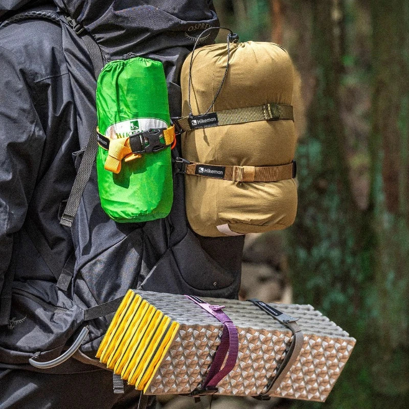 Outdoor Backpack External Attachment Strap for Hiking and Travel Multi-functional and Adjustable Socket Strap