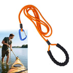 3FT/8FT Kayak Handle Drag Rope Tow Rope with Snap Carabiner for Kayak Canoe Inflatable Boat Carrying & Rescue