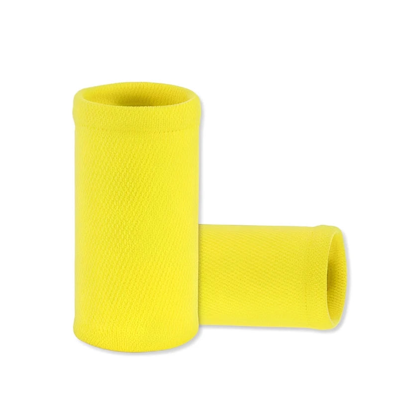 Wrist Sweatband Made By High Elastic Meterial Comfortable Pressure Protection Athletic Wristbands Armbands Sports Tennis Bands