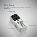SONICAKE Source Compressor 1176 studio Compressor Guitar Effects Pedal Analog Buffered-Bypass QSS-27