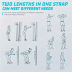 1pc Biceps Triceps Rope Training Double Ended Tension Rope Big Bird Fitness Accessories Webbing Downward Pressure Face Pull Rope