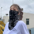 Fashion Punk Sunscreen Mask For Men Women Summer Face Neck UV Protection Ear Scarf Hip Hop Outdoor Sports Cycling Bandana Scarfs