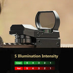 Tactical Red Green Dot Sight Scope Optics scope Red Dot Sight Hunting Optics Reflex Sight with 20mm Rail