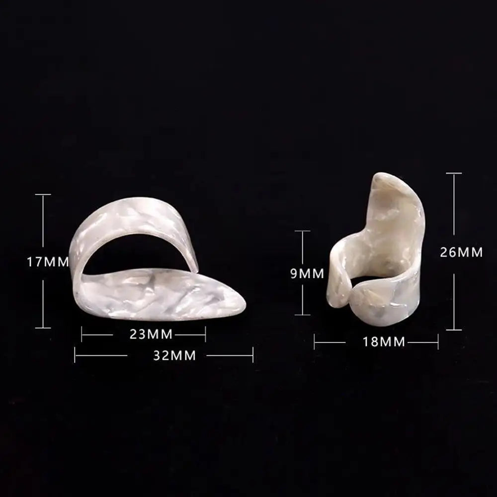 1 Thumb + 3 Finger For Acoustic Celluloid Guitar Picks Guitar Plectrum Fingerpick Guitar Parts Musical Instruments Accessories