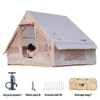 Inflatable Tents For Adult Camping, Luxury Camping Tents, Inflatable Tents With Stove Plug, 4/6/8 Person Family Camping Inflatab