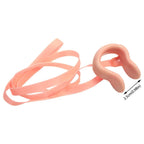 Swimming Nose Clip With String Latex Comfortable For Kids and Adults Pink