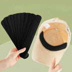 Disposable Hat Sweat Pad Adjustable Absorbent Hat Liner for Baseball Caps and Shirts Cotton Collar Protector Hiking Accessories