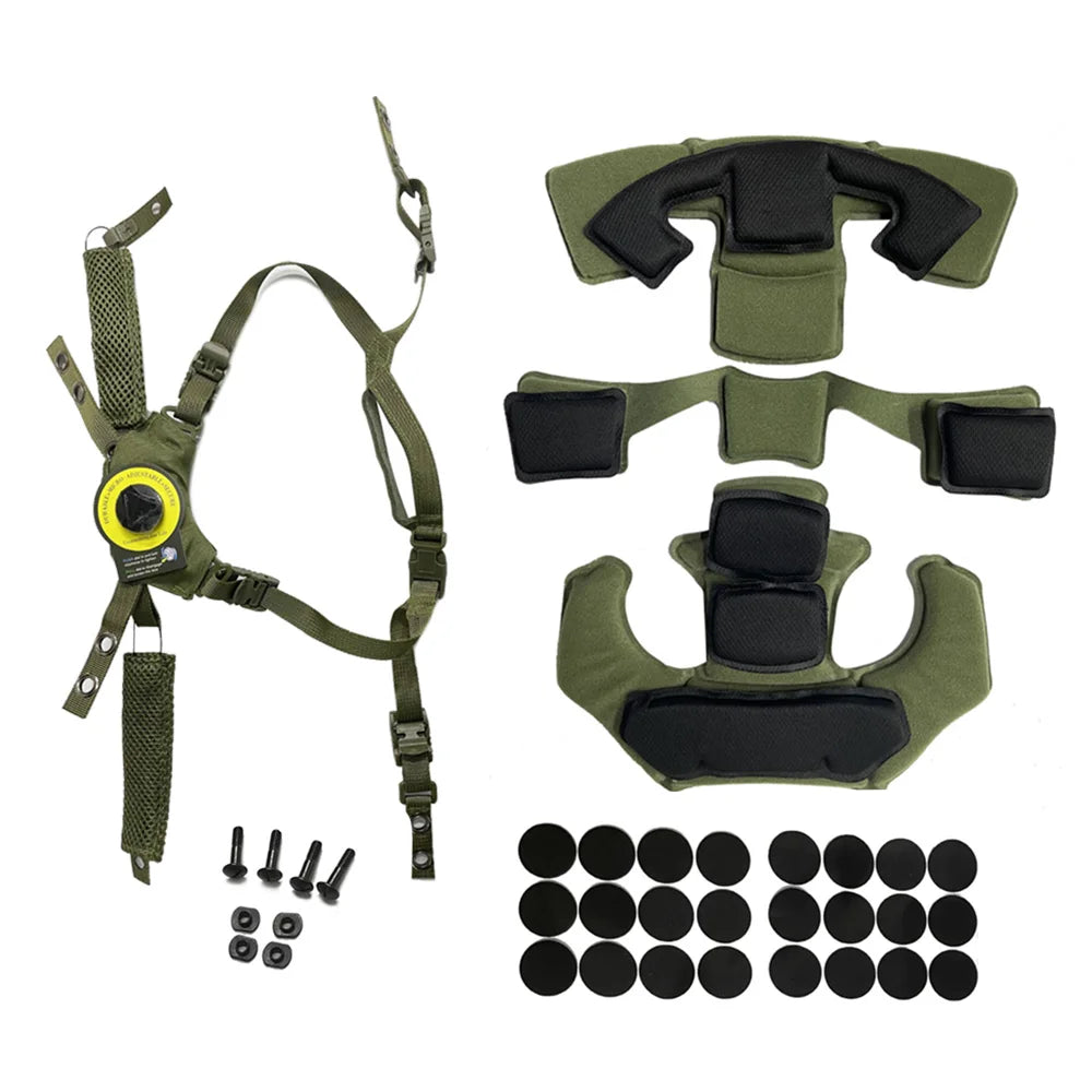 Team Wendy EXFIL Helmet Suspension System & Chin Strap - Compatible with FAST/MICH/ACH Tactical Helmets(No helmat)