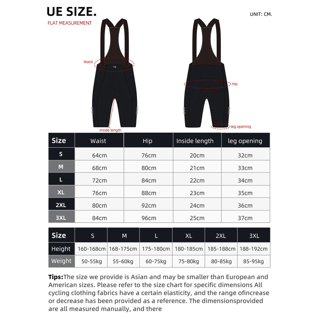 Cheji Men's Cycling Bib Shorts Seamless Comfortable Quick-Drying Breathable for Optimal Performance And Riding Experience