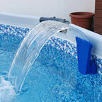 1pc Pool Waterfall Fountain Nozzle, Direct Mount Spray Jet for Above Ground Swimming Pools, Durable Plastic Water Feature