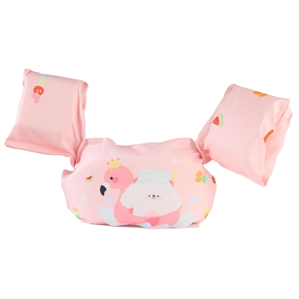 1Pc Pool Float Flamingo Swimming Vest Swimming Ring Summer Water Amusement Equipment Not Inflating Buoyancy Armbands
