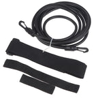 Summer Latex Tubes Swimming Training Safety Rope Elastic Adjustable Swimming Pool Exerciser TPE 4M Swim Training Resistance Belt