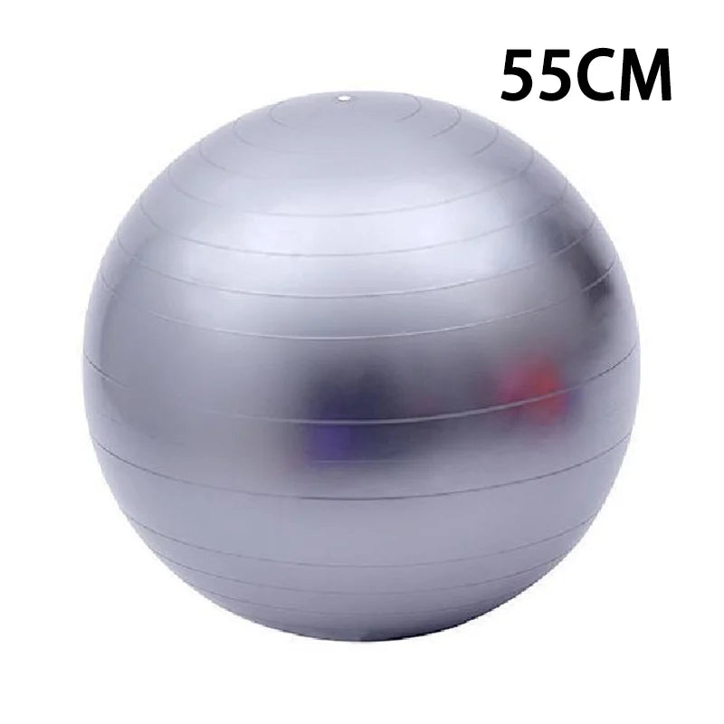 Exercise Yoga Ball Yoga Balance Stability Swiss Ball Support Up to 200 lbs Suitable for Office Home Work Gym